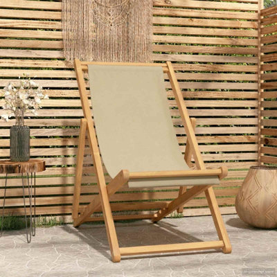 Folding Reclining Beach Chair