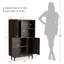 Armoire de rangement avec bibliothèque Audren-756691889