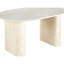 Table de salle à manger à piédestal avec pieds extensibles, couleur chêne blanc américain, belle et confortable pour 4 à 6 personnes, table basse stable