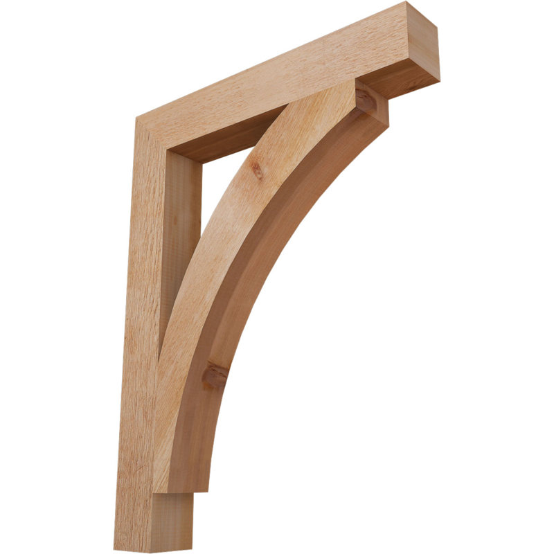 Support pour scie brute en cèdre rouge l 4 po x P 26 po x H 34 po Thorton, H 34 po x l 4 po x P 26 po