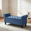 Banc de rangement capitonné avec accoudoirs arrondis, pouf de rangement avec charnière de sécurité et pieds en bois massif pour le pied de lit-1785734303