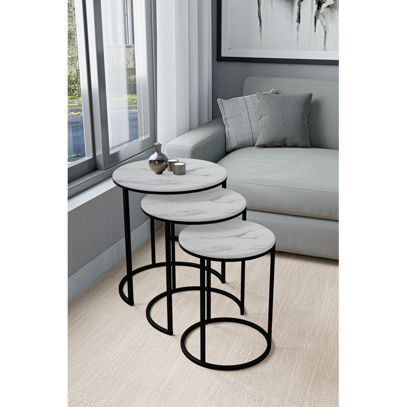 Angeluis Coffee Table, Marble