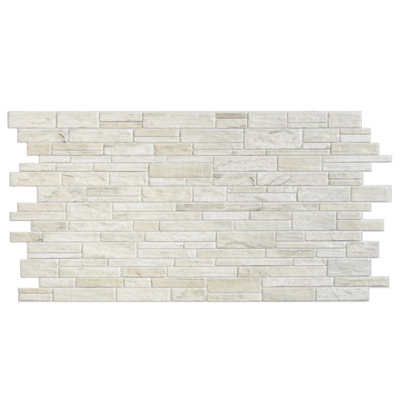 Bonparker 95.5cm x 48cm Wall Panel in Grey (6-pack)