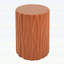 Table d'appoint cylindrique en terre cuite texturée Wave