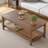 47.2" Solid Wood Frame Coffee Table with Storage-2071976744