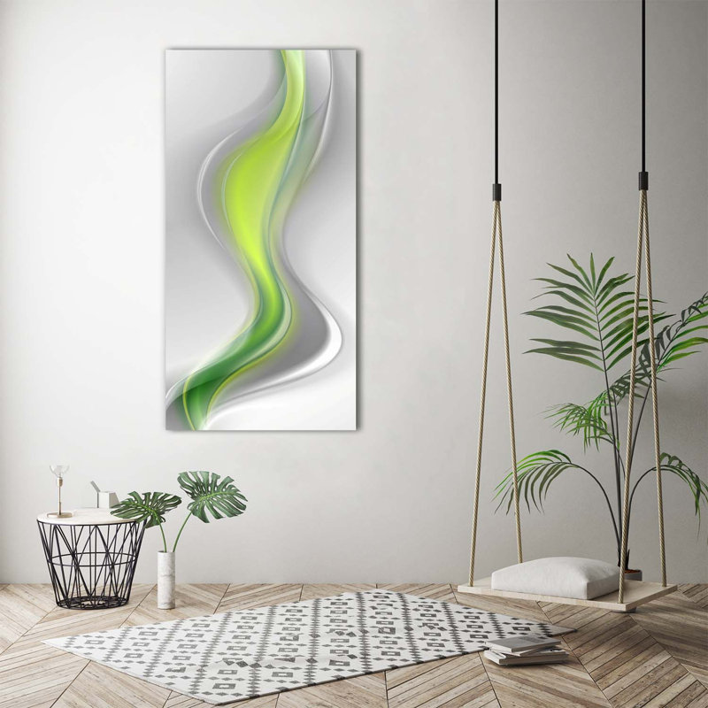 Waves Abstraction - Wrapped Canvas Print