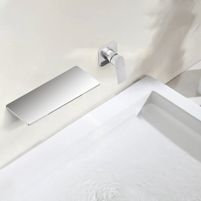 Robinet cascade de lavabo de salle de bain, Chrome chrome