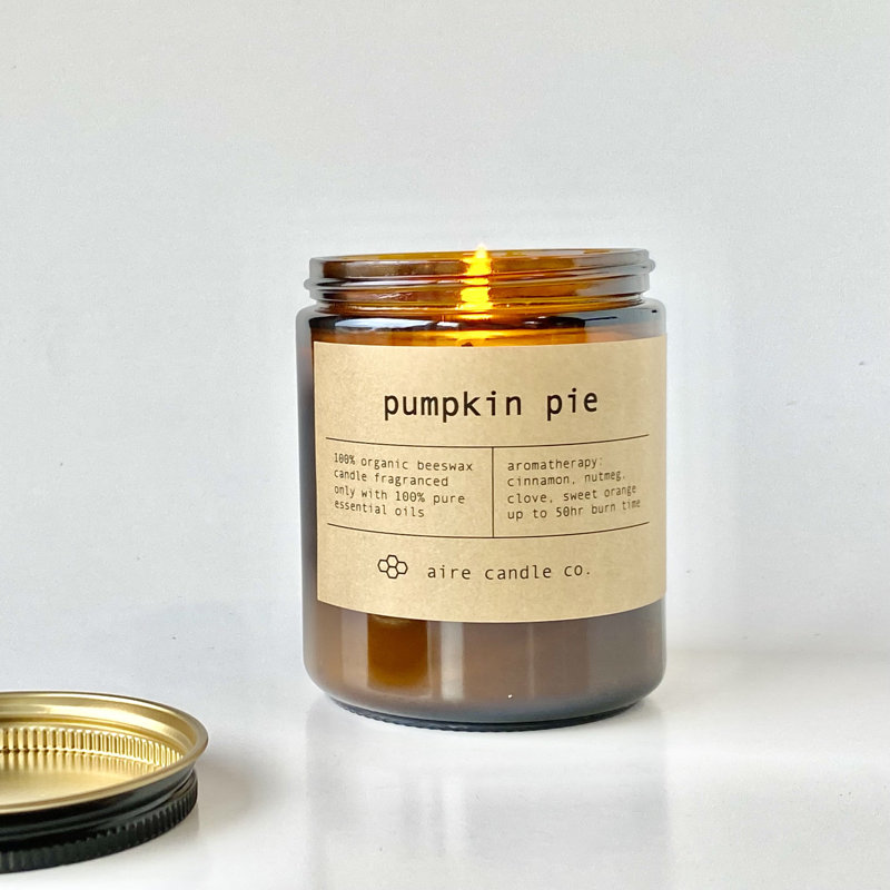 Bougie citrouille