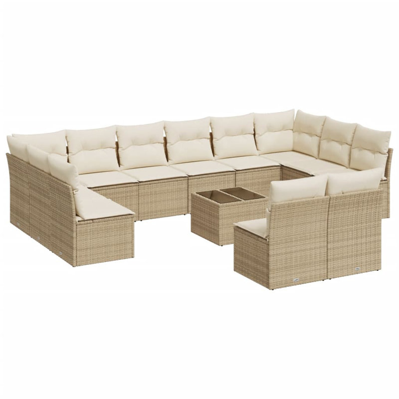  Garden Sofa Set Beige