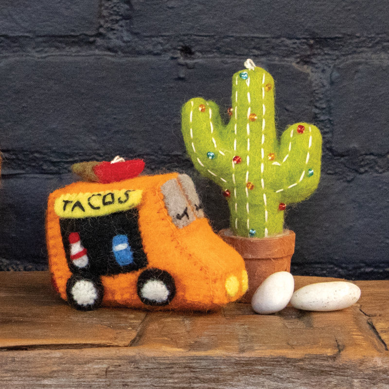 Ornement suspendu en forme de camion Taco