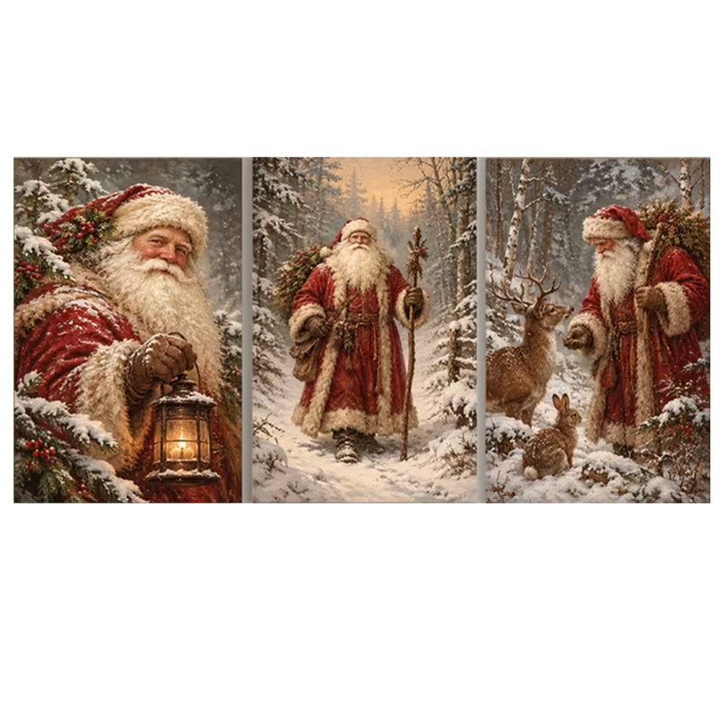 3 Piece Wrapped Canvas Wall Art, 40cm H x 30cm W