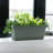 Vaneka 18-in Width Plastic Fluted Window Box Planter With Saucer Tray-1065338178