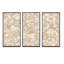 Ensemble de 3 reproductions d'art sur toile encadrées beige-1023173212-1023173213