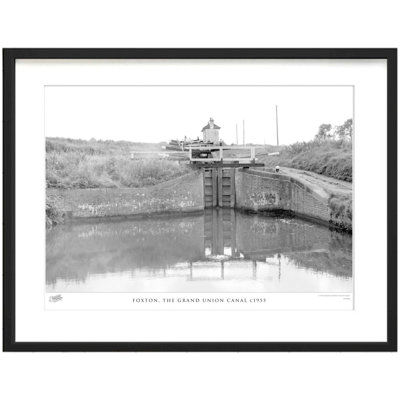 Foxton, The Grand Union Canal C1955 - Single Picture Frame Print