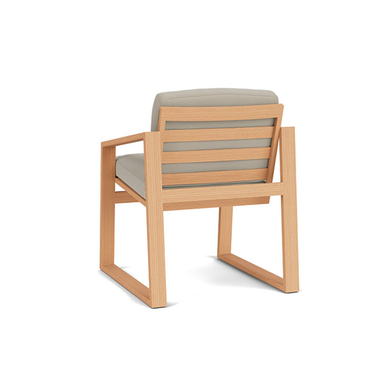 Pursuit Outdoor Dining Armchair, Callen Driftwood