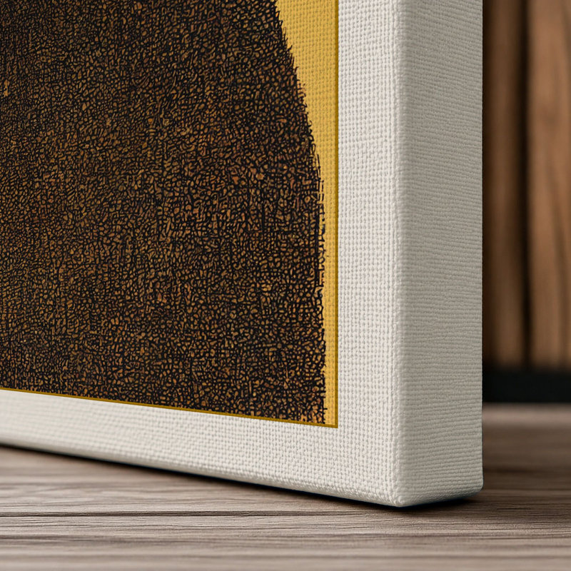 Bear Portrait Boho - Print, 30x20 - 76.2 x 50.8 cm, Cream Border