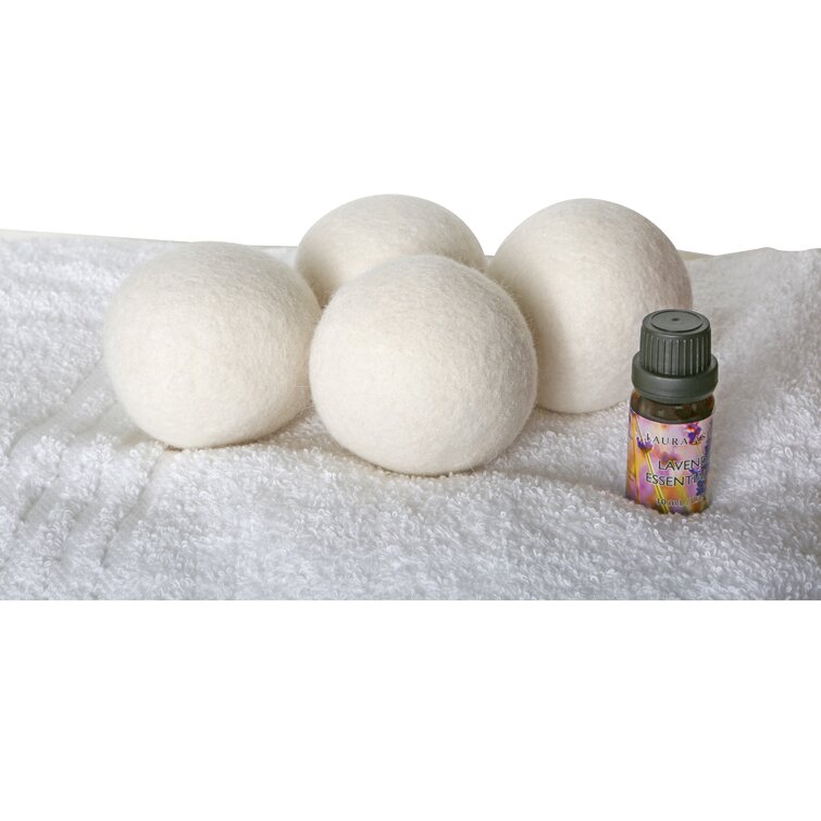 Wool Dryer Balls: Set of 4