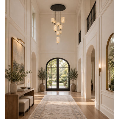 Lustre DEL avec abat-jour PC