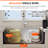 Blenzia 30 Inch Undermount Kitchen Sink Curved Shape Round Corner 18 Gauge 304 Stainless Steel Single Bowl Sinks with Strainer 30" x 18" x 9"