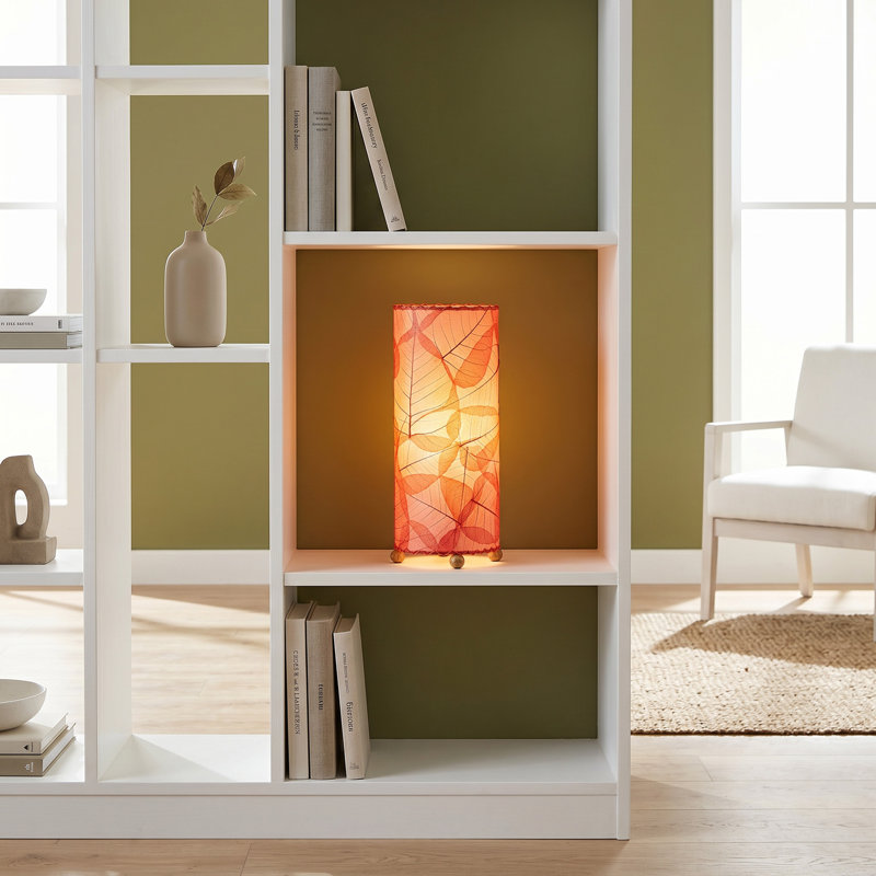 Quintan Metal Novelty Lamp, Red