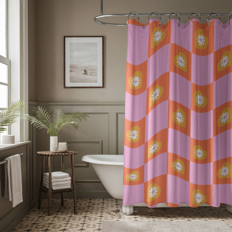 Rideau de douche Vintage Vibe - Premium 172, H 74 po x l 71 po