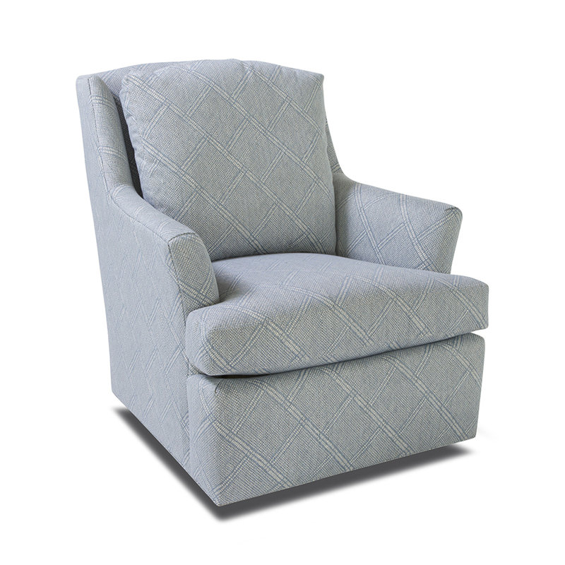 Jules Swivel Armchair, Silver Fox