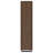 Walnut 3-Shelf Cabinet Bookcase