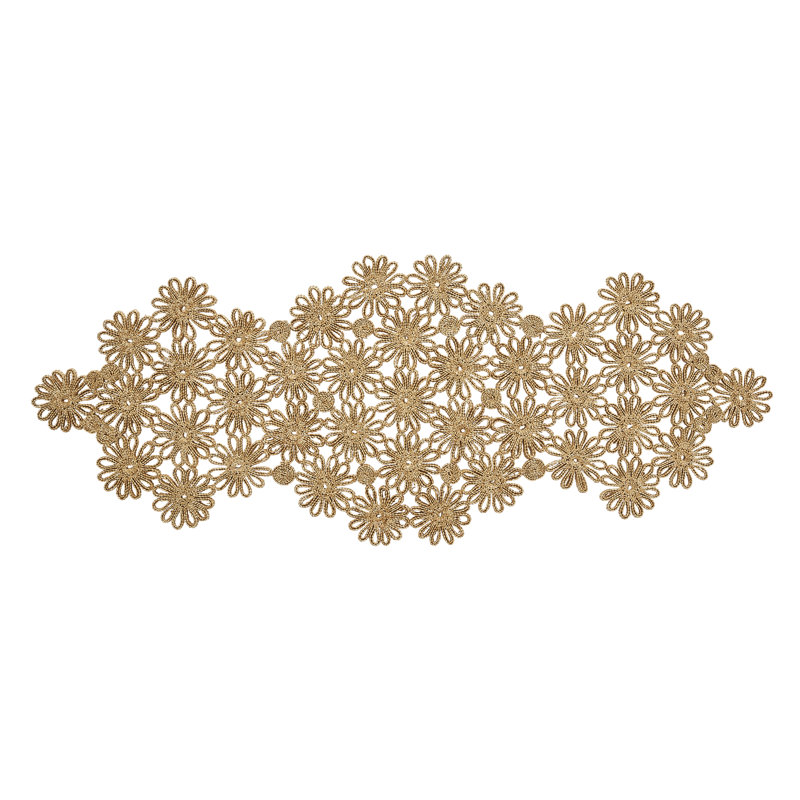 Flores Wheat Straw Table Runner
