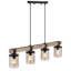 Aneth 4 - Light Black Linear Pendant