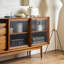 Buffet minimaliste à porte en verre-1396695965