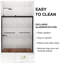 Porte de douche coulissante simple 60 po x 74 po-94286304
