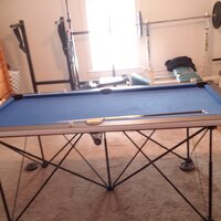 Triumph 72 Portable Pop Up Folding Pool Table - Sports Unlimited