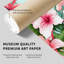 Motif floral de fleur d'hibiscus I, impression sans cadre-1386783936