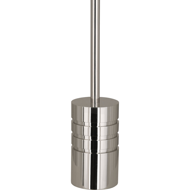 Campbell Table Lamp, Black/Polished Nickel