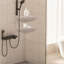 Banc de douche flottant en coin