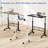 Adjustable Height Desk on Wheels, Ergonomic Mobile Standing Desk, Portable Laptop Desk Standing Table Home Office Desks-2048112760