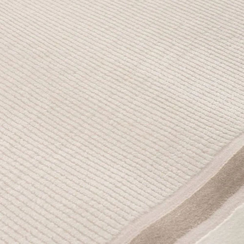 Carmel Modern Bordered Cream/Beige Area Rug, Rectangle 120 x 170 cm