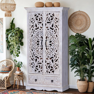 Oidhche 36 " W Solid Wood Armoire