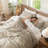 MooMee Lightweight Duvet Cover Set with Zipper Closure 8 Ties 100% Washed Cotton Linen Like Textured Soft Breathable All-Season-109236631-111275692