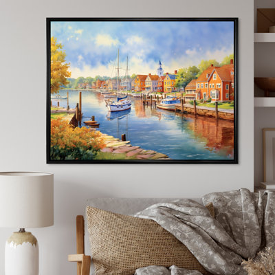 Paysage du canal de la baie Maryland