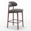 Tabouret de comptoir en bois massif-1970134108