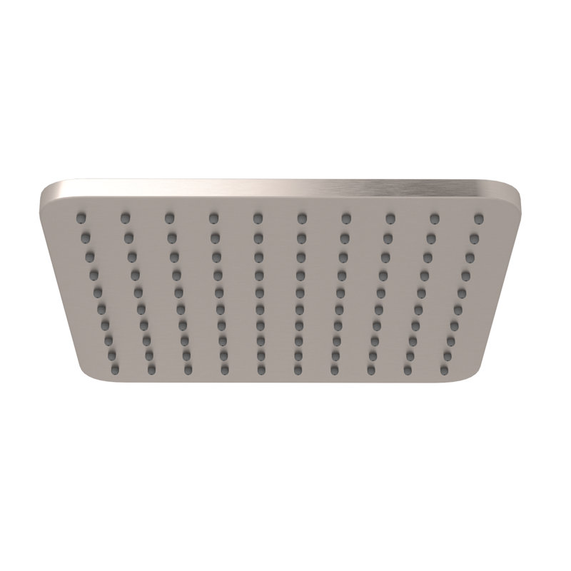Meda™ 9.06" Rain Showerhead, Satin Nickel