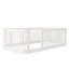 Base de lit en bois avec clôture en bois Christenson-1517692751