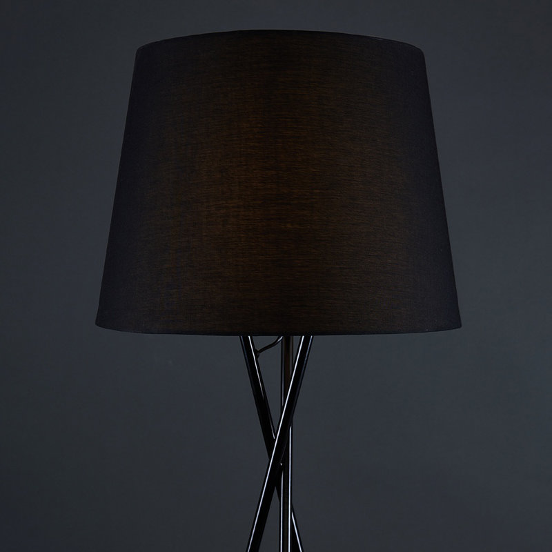 Anan Camden Tripod Copper Floor Lamp with Aspen Shade, Yes, Grey, 162""