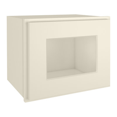Armoire murale standard en contreplaqué avec verre à fermeture douce non incluse