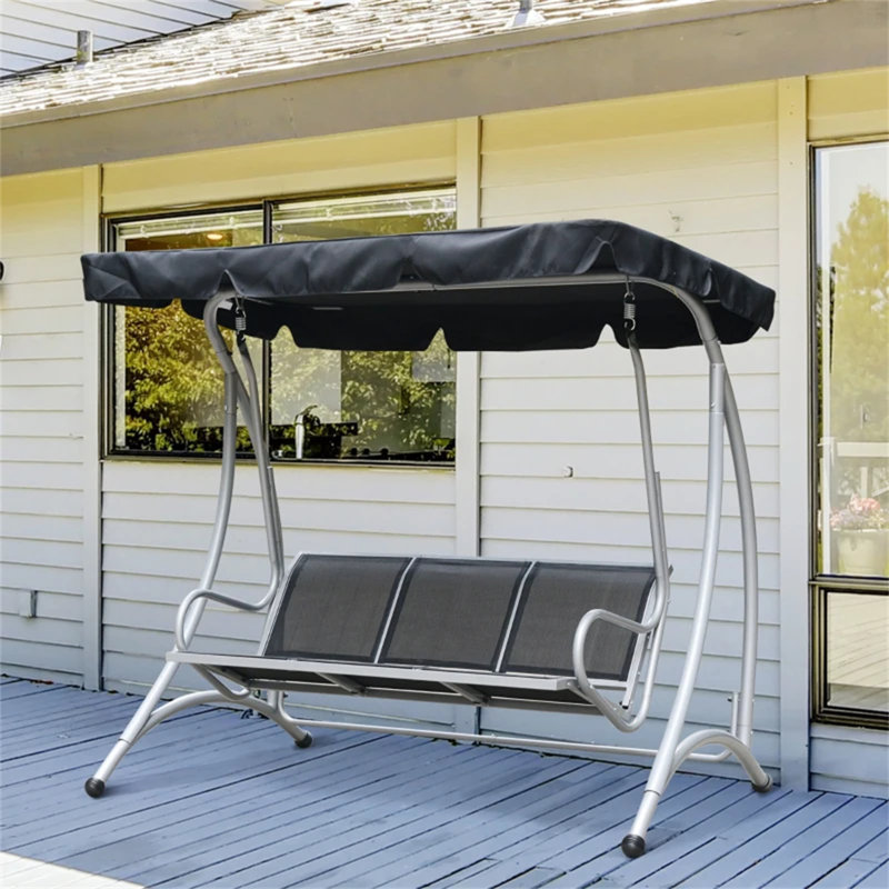 Nhek 2 Person Porch Swing with Canopy