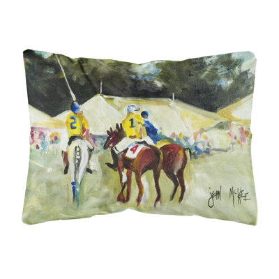 Polo Outdoor Reversible Throw Pillow