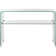 Haslemere 43.31'' Glass Console Table
