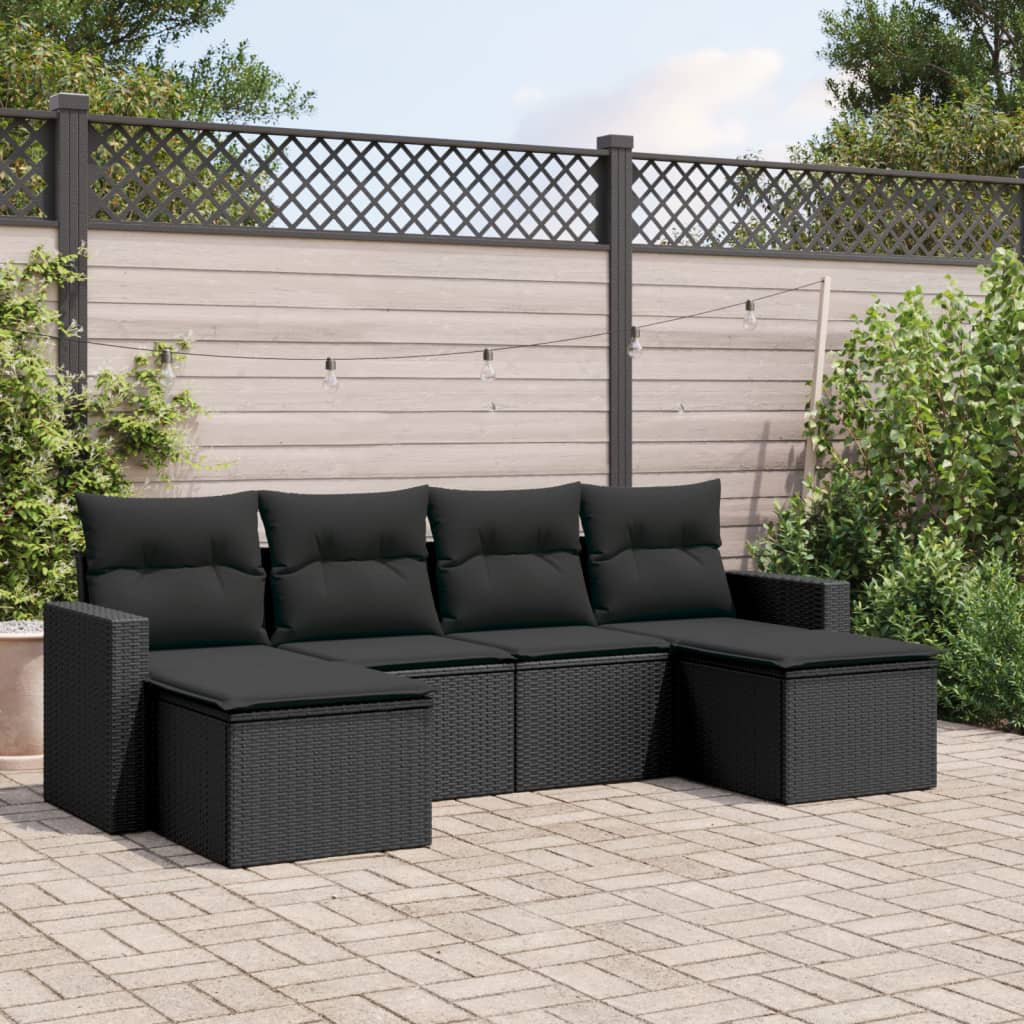 65,5 cm breites Outdoor-Sitzgruppen-Set mit Kissen