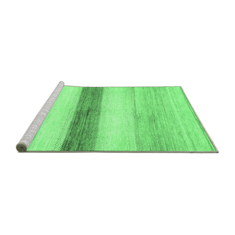 Rory-Alexander Washable Striped Indoor Rug, Square 6'